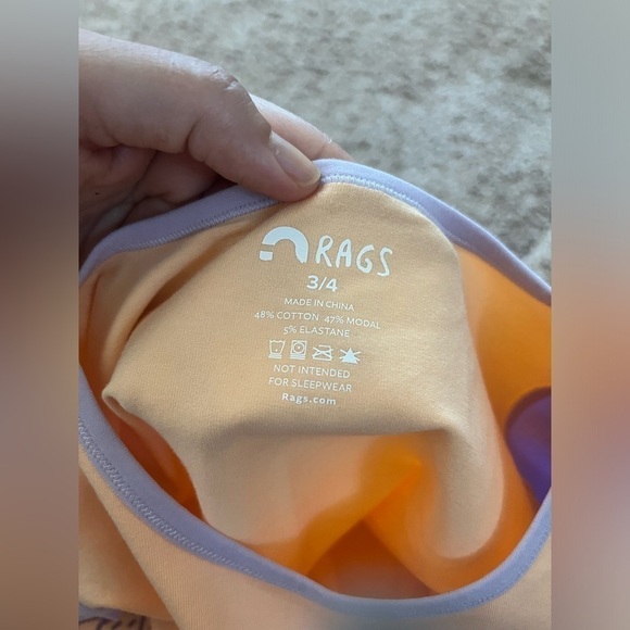 Rags to Raches Party Bear Rags Romper - Picture 6 of 9